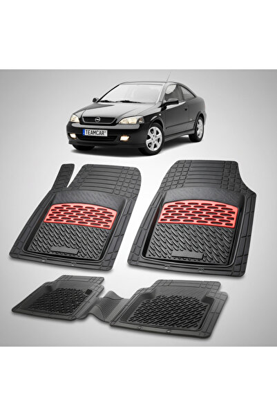 TEAMCAR Συμβατά πατάκια δαπέδου Opel Astra G Coupe 1998-2009 | Κόκκινο