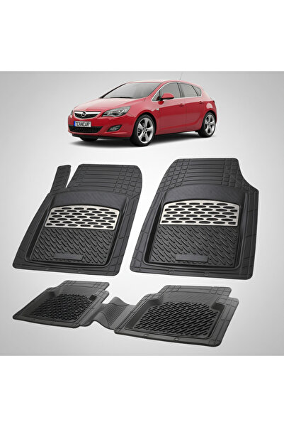 TEAMCAR Συμβατά πατάκια δαπέδου Opel Astra J Hatchback 2009-2015 | Ασημί