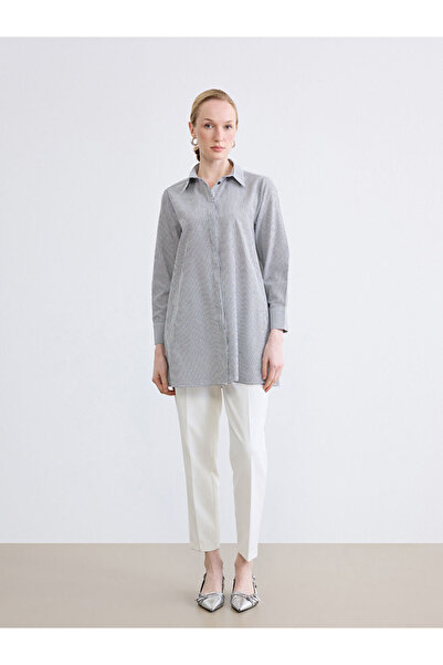 LC Waikiki Striped Poplin Women's Shirt Tunic