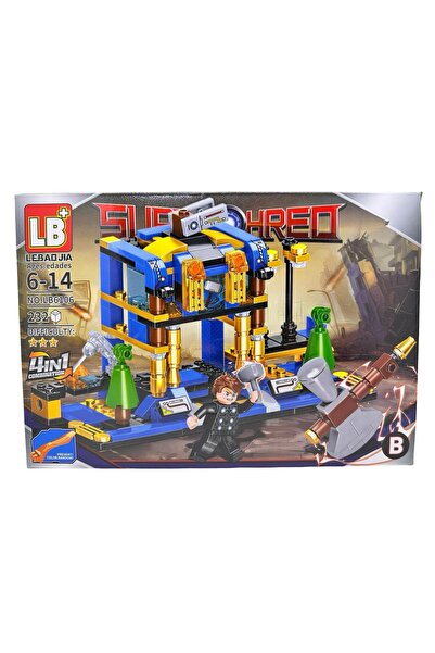 JPT 4-in-1 Superhero Lab Building Set 232pcs