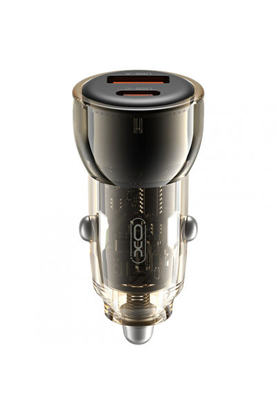 OEM XO Design Φορτιστής Αυτοκινήτου Cc60, 60W, 3A, 1 Θύρα USB-A - 1 Θύρα USB-...