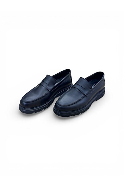 PATRON SHOES أحذية لوفر للرجال من الجلد الطبيعي