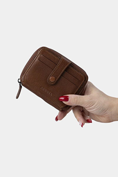 REWİNA محفظة ماساريلي X من الجلد الطبيعي للجنسين مع حامل بطاقات وقسم للعملات ...