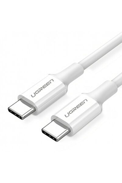 OEM Καλώδιο Δεδομένων και Φόρτισης USB-C - USB-C UGREEN Us264, 60W, 1μ, Λευκό