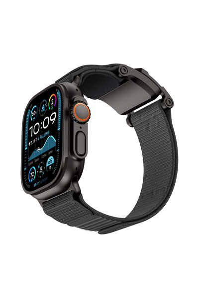 Mohseven ساعة ووتش 7 مقاس 45 ملم متوافقة مع iWatch Mecha Sport بحزام شبكي بال...