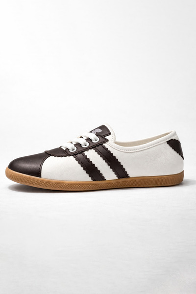 StWenn أحذية رياضية نسائية برباط، أحذية باليه مخططة كلاسيكية مريحة للاستخدام ...