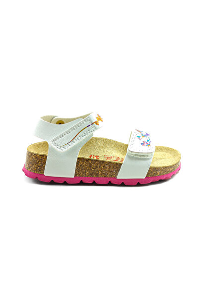 Superfit Ortopedik Çocuk Sandalet F 000123-1040 - Beyaz Kuş WEIB / PINK