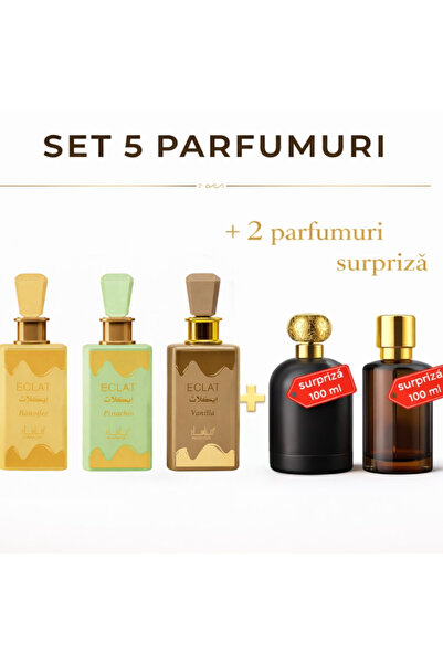 MANASIK SET OF 5 WOMEN'S PERFUMES - ECLAT COLLECTION + 2 SURPRISE PERFUMES