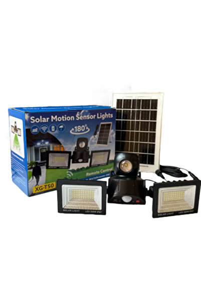 OEM Solar Floodlight Double LED 200W Waterproof IP67 with Motion Sensor