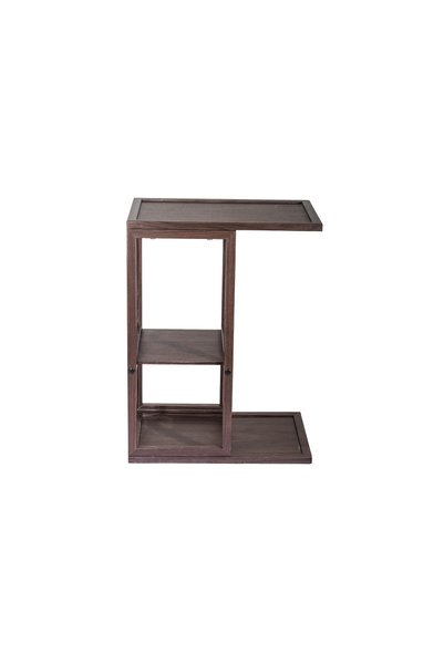 EVISTAR High-quality Turkish wood side coffee table for living room and bedroom