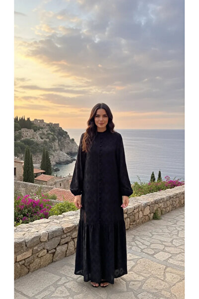 Nuss Cupra Silk Dress 2026 Black