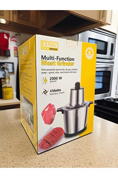 Denx Dinx Electric Meat Grinder and Food Processor with 10L Stainless Steel Bowl