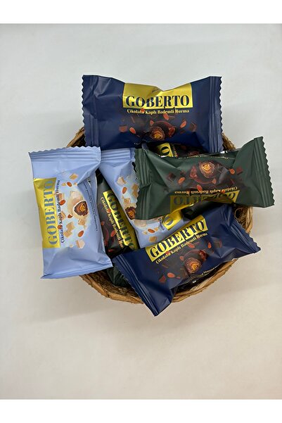 KÖKNAR GOBERTO SÜTLÜ BİTTERLİ BEYAZLI BADEMLİ ÇİKOLATALI HURMA 250G