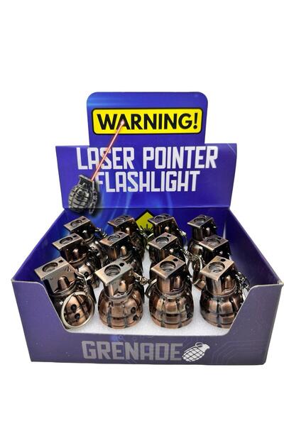 JPT Breloc metalic cu breloc LED și laser roșu