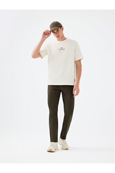 Loft Ricardo Regular Fit Men's Canvas Trousers Lf2039483 Khaki