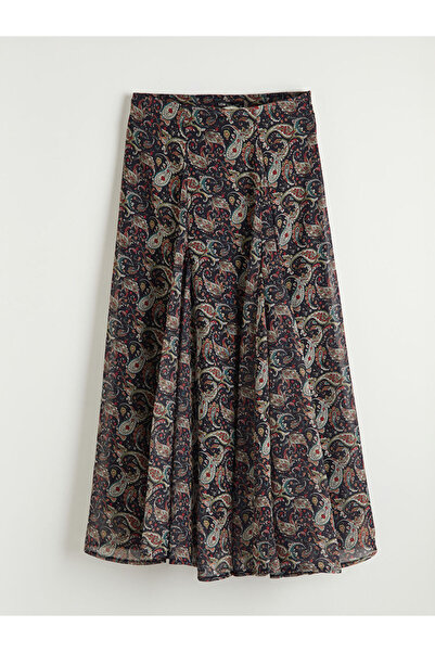 LC Waikiki SEZON NOU DE LA GÜLİS GİYİM Dese negru cu fermoar în talie cu mode...