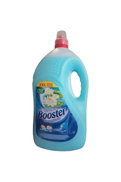 BOOSTER Fabric Softener, Concentrated, Water Lily Scent, 4.3 L