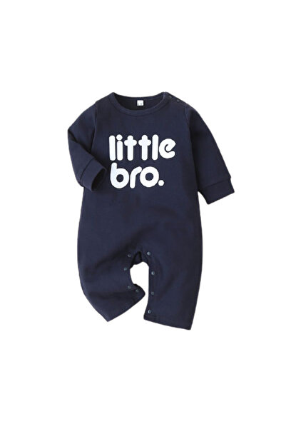 GENERAL افرول ولادي بلون كحلي من 3 إلى 24 شهر