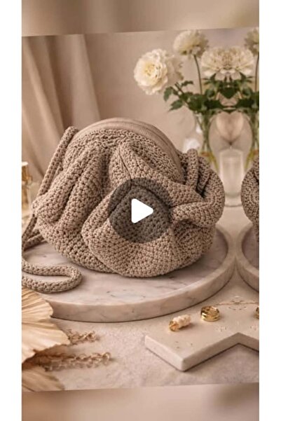 OEM Geantă croșetată manual cu model floral