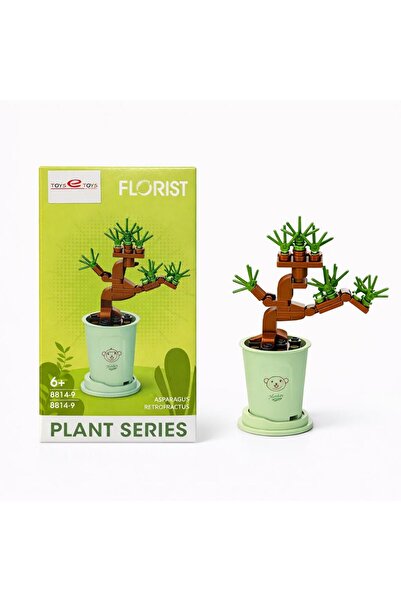 Balonsan ألعاب بناء من سلسلة فلوريست بلوكس النباتية