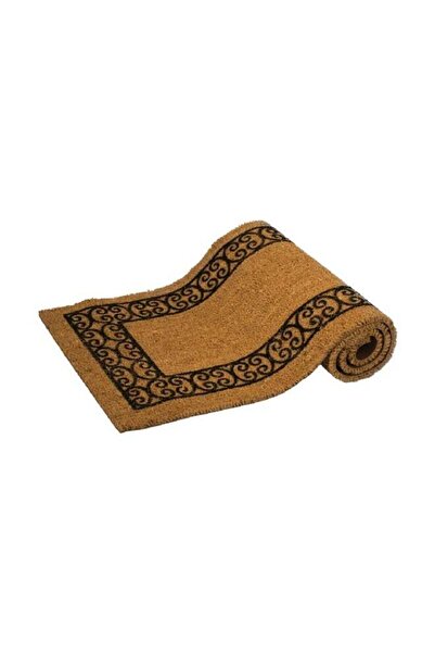 Generic Christian Border Entrance Door Mat Brown and Black 24 x 60 Inch