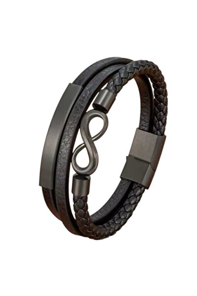 OutfitModa Men's bracelet with infinity sign