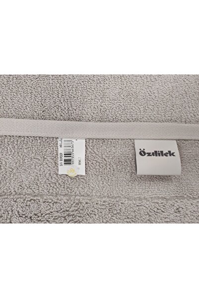 Özdilek Svv Border Büyük Boy Banyo Havlusu (89x173) - Silver (Gri)