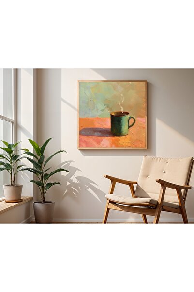 Tuba Decor Τετράγωνος πίνακας με ξύλινο πλαίσιο