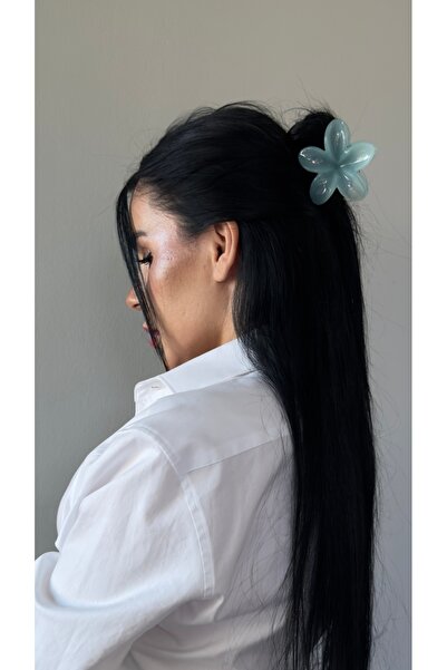 YOYYO Ženska kopča za kosu Lotus velike veličine, šarena ženska kopča za kosu