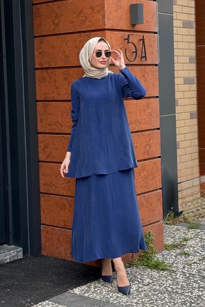 MISS DALIDA Etekli Takım T26Y-6008 İndigo
