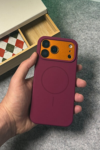WANNA PROTECT Iphone 17 Pro Max Uyumlu Magsafe Destekli Kablosuz Renkli Silik...