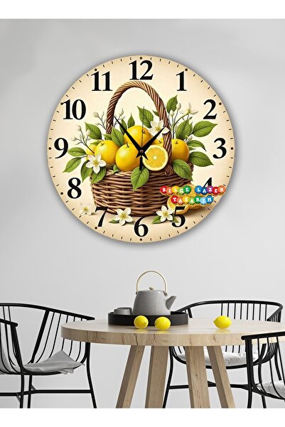 Bilge Lazer Bilge Ahşap RETRO TASARIM Dekoratif duvar Saati dijital uv baskı