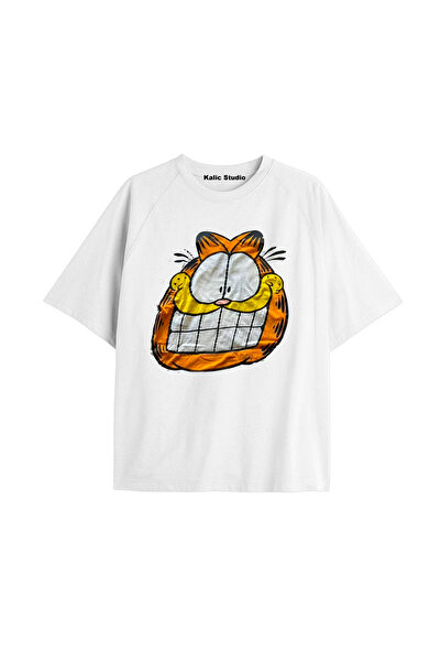 Kalic Studio Garfield Oversized T-Shirt White