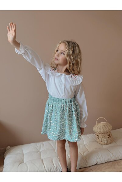 CARLA MARA Комплект от блуза и пола за момичета