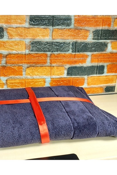 Özdilek Svv Border Büyük Boy Banyo Havlusu (89x173) - Dark Plum (K.Mürdüm)