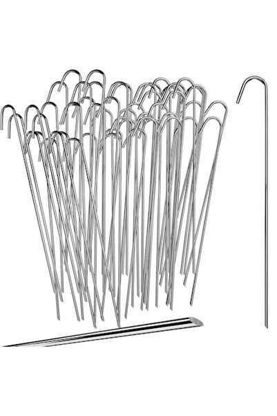 John Green Set de 100 de știfturi de fixare Agrotextile, John Green, Metal, 1...