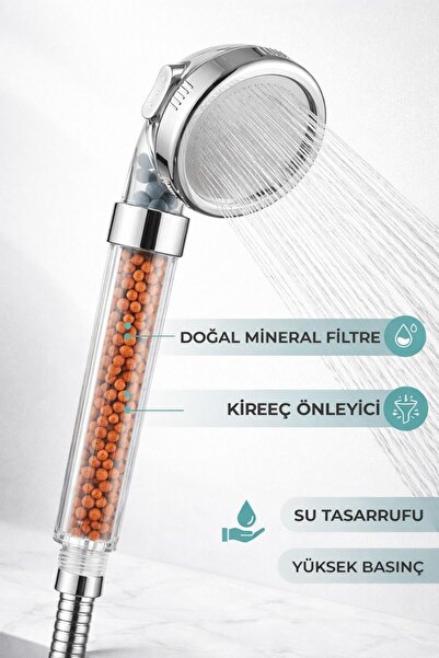 Beaded Water Saving Anti-Limescale Shower Head Shower Head