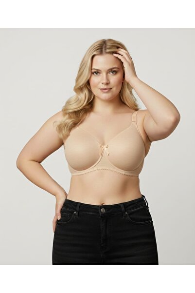 wear treasure Sutien din bumbac fără armătură, cu burete, cupe C, cu efect de...