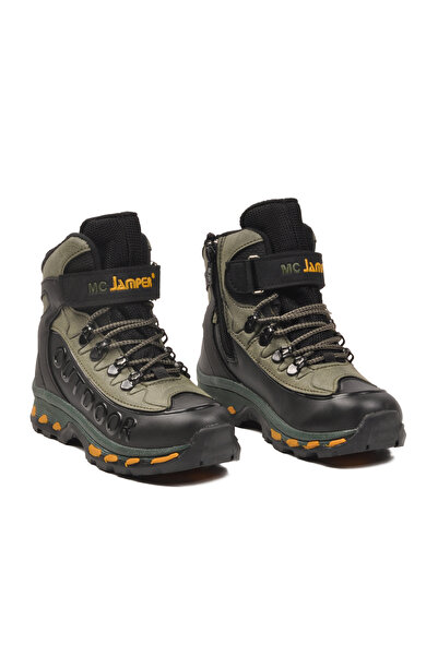 WALKWAY 2115 حذاء خارجي أسود-كاكي غير قابل للانزلاق للجنسين