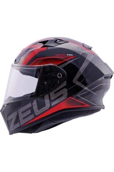 ZEUS KASK/ZS-826 PEARL BLACK BK3 RED