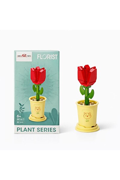 Balonsan ألعاب بناء من سلسلة فلوريست بلوكس النباتية