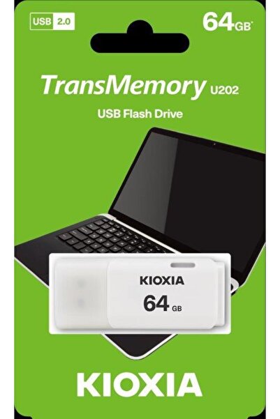 Kioxia Lu202W064Gg4 64Gb USB 2.0 White USB Memory