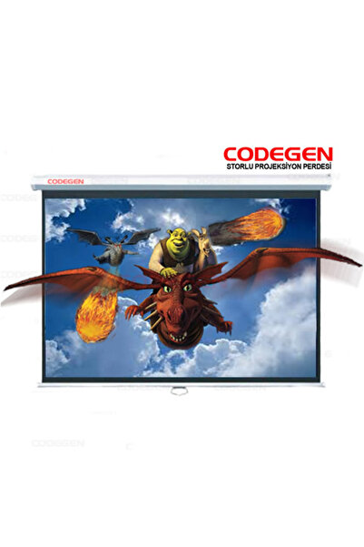 CODEGEN 180X180 Projection Screen with Roller (Ax-18)