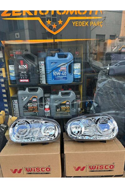 Wisco GOLF4 MERCEKLİ FAR R32 Bİ LED XENON TAKIM KROM