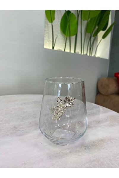 MİMSEGÜN DEKOR Silver Grape Figure Water Cup Single