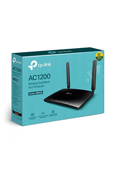 TP-LINK F3U Archer Mr400 Ac1200 Wireless Dual Band 4g Router (with Sim Card) ...