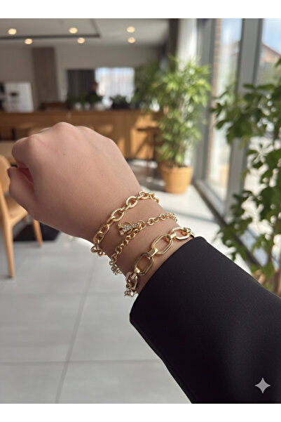 Sâden Collection 3’lü Kombin Bileklik – Şanslı Ayıcık Detaylı