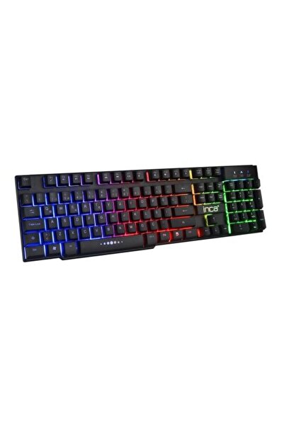 Inca Ikg-449 Q USB Mechanical Feel Gaming Keyboard,Black