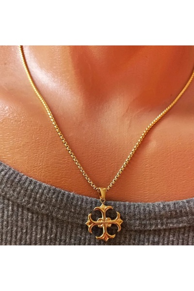 Mihasem Plated stainless steel chain and medallion