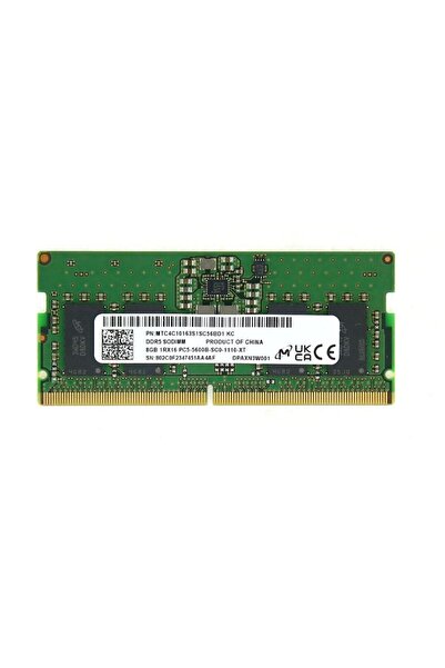Micron 8Gb Ddr5 5600Mhz Notebook Memory Bulk